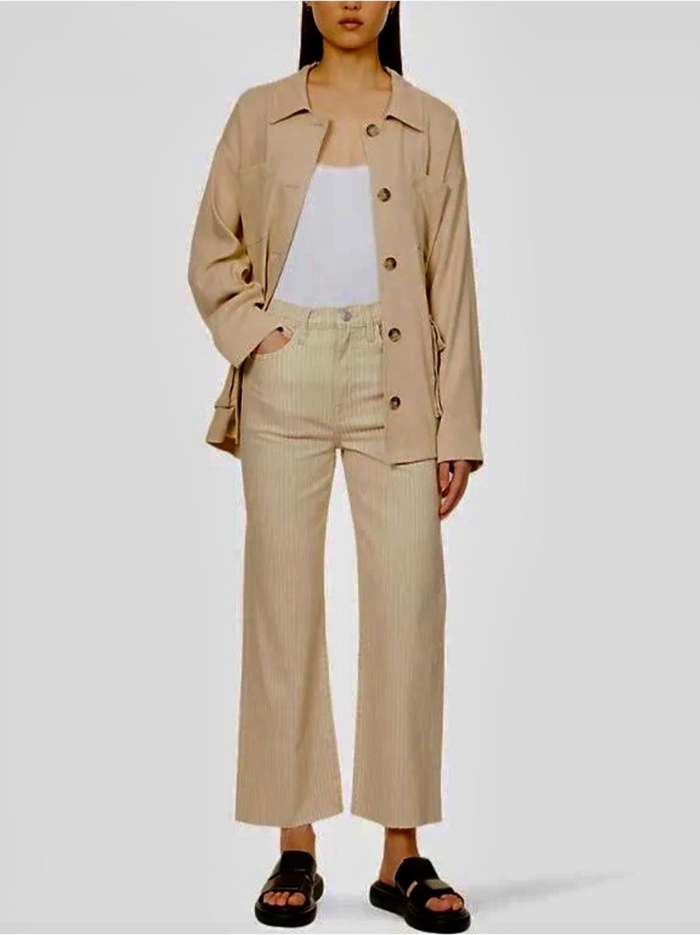 FRAME Le Crop Jane High Rise Straight Leg Crop Jeans Size 27